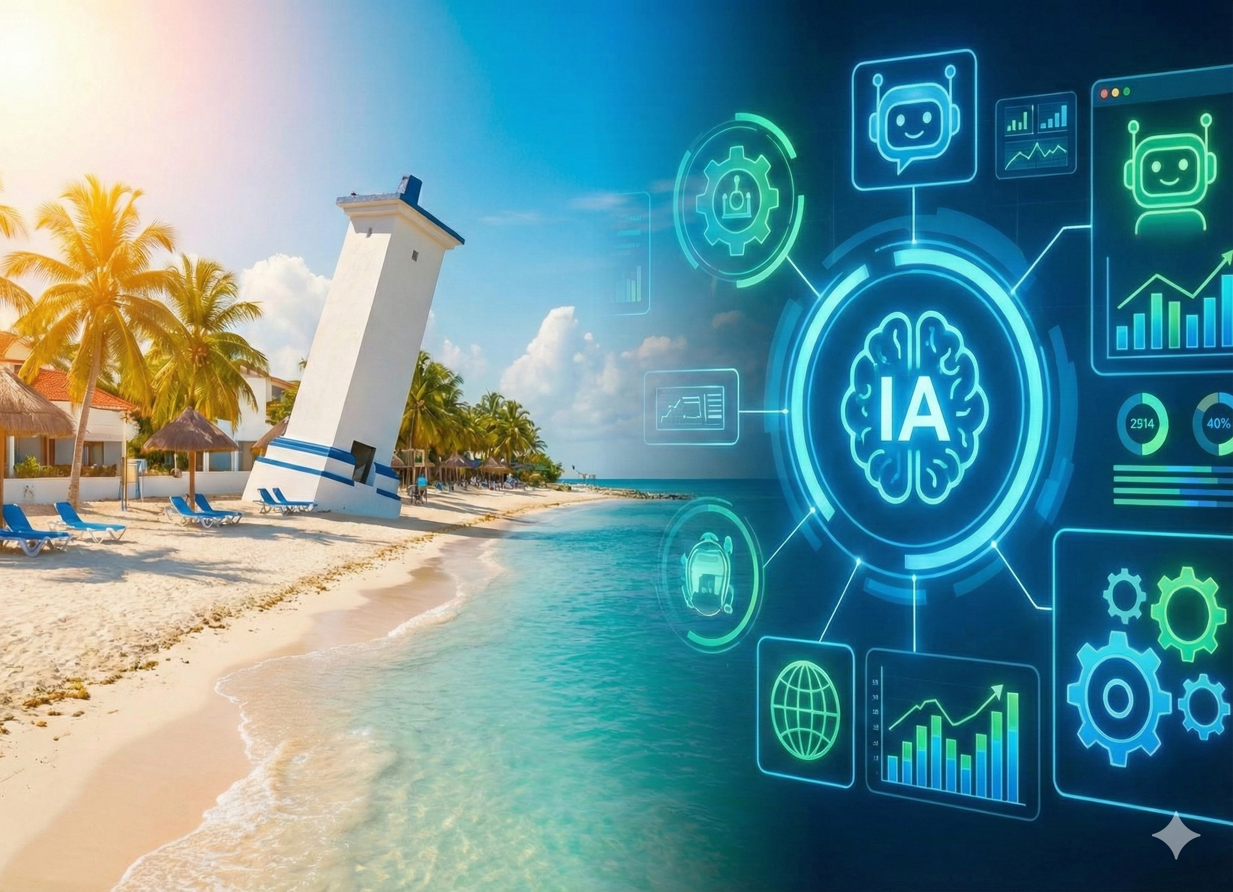 5 Formas de Automatizar Tu Negocio con IA en Puerto Morelos (Sin Gastar Fortunas)